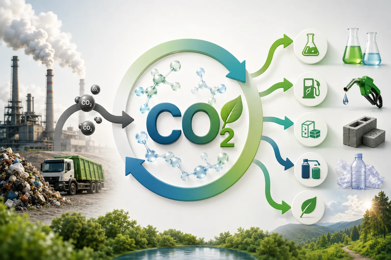 CO2 – Nutzung- von Waste to Value“